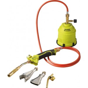 Meva Gas burner, soldering iron, gas cartridge heat gun HANDY - set