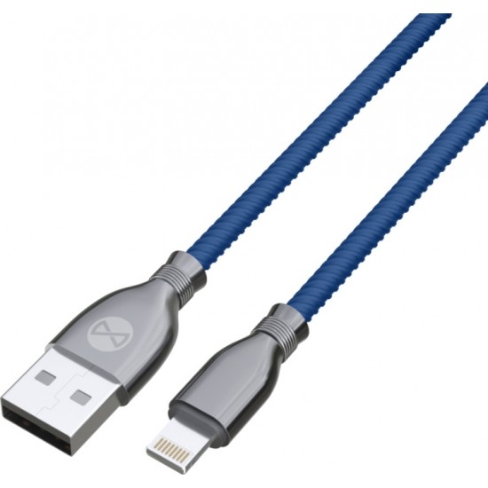 Forever Tornado cable USB - Lightning 1,0 m 3A navy blue