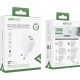 Acefast charger 2x USB 18W QC 3.0, AFC, FCP white (A33 white)