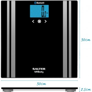 Salter 9159QVD BK3R MiBody Analyser Scale black