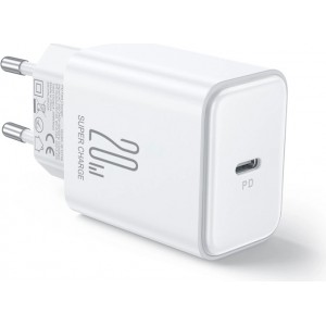 Joyroom USB C 20W PD Joyroom JR-TCF06 charger - white