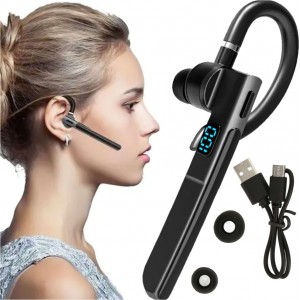 Alogy Wireless Bluetooth 5.3 Car Headset with LED Display Alogy Black