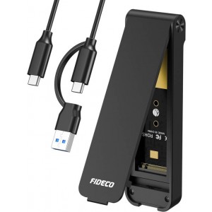 Fideco M.2 NVMe 10Gbps SSD enclosure FIDECO M210CP black (USB-C/USB 3.2)