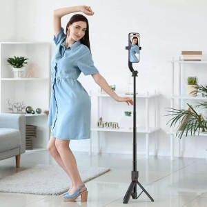 4Kom.pl Selfie Stick L04S Magsafe Bluetooth statyw Tripod Black