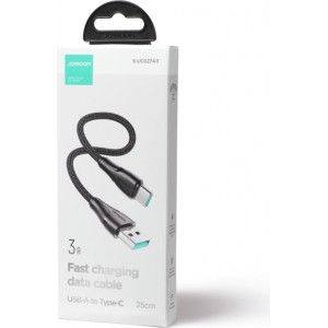 Joyroom Surpass Series A11 Lightning /USB-C 20W 0.25 m cable - black