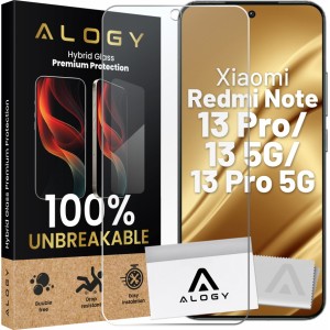 Alogy Hybrid Glass for Xiaomi Redmi Note 13 Pro / Note 13 5G / Note 13 Pro 5G for Alogy Flexi Glass 9H Case Friendly Flat Screen Protector