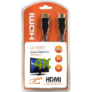 Cable HDMI-HDMI (v2.0 | 4K | 3 m) black