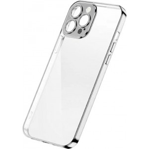 Joyroom Chery Mirror Case Cover for iPhone 13 Pro Metallic Frame Silver (JR-BP908 silver)