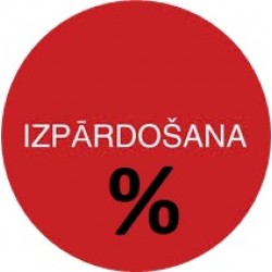 IZPĀRDOŠANA %