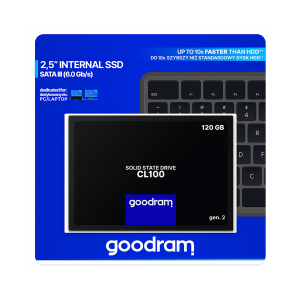 SSD disks 120GB, 2.5", SATA3, Goodram SSD CL100, 5908267923399