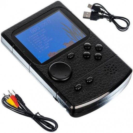 Retro spēļu konsole 8bit, 256 spēles, 3'' LCD, 00011383