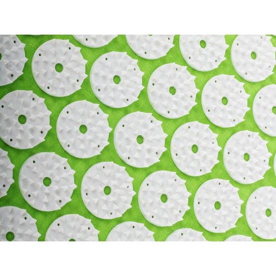 Akupresūras masāžas paklājs, 64 x 41 x 2 cm, zaļš, 14213_Z