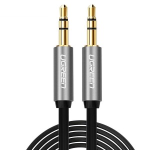 Audio AUX kabelis 3,5 mm, 2m, UGREEN AV119, melns, 10735