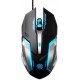 Spēļu pele, 4800 DPI, Inphic PB6S gaming mouse, melna, sudraba