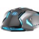 Spēļu pele, 4800 DPI, Inphic PB6S gaming mouse, melna, sudraba