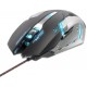 Spēļu pele, 4800 DPI, Inphic PB6S gaming mouse, melna, sudraba