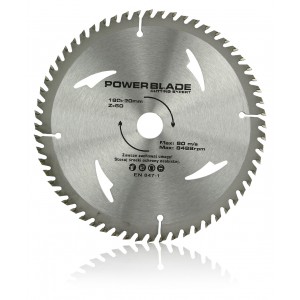 Zāģripa kokam 180mm x 20, 60T POWER BLADE M08969