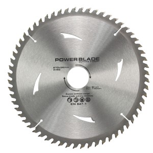 Zāģripa kokam 210mm x 32, 60T POWER BLADE M09065