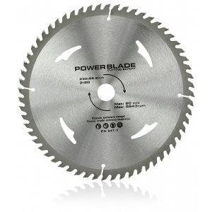 Zāģripa kokam 230mm x 22,2, 60T POWER BLADE M08979