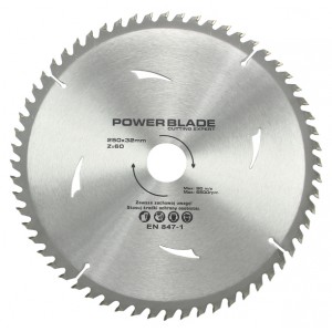 Zāģripa kokam 250mm x 32, 60T POWER BLADE M09068