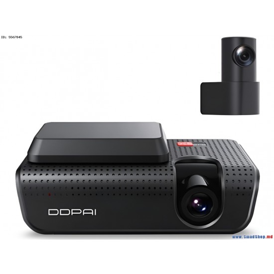 DDPAI 4K videoreģistrators GPS, 2 x kameras 4K / 1080p, 5GHz WiFi, 32GB, DDPAI X5 Pro 4K GPS