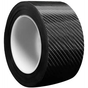 3D carbon fiber, oglekļa šķiedras lente, 5cm x 5m, DA7, melns