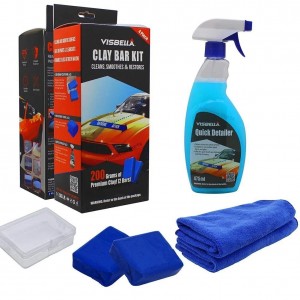 Глина для очистки кузовной краски и стекол автомобиля, Visbella Clay Bar Kit, 863924