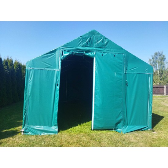 Garāžas telts. Angārs. Noliktavas angars. PVC 560/500 g/m 2. 4x6x2/3,15