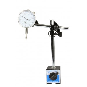 Циферблатный индикатор с магнитной подставкой, 0–10 мм/0,01 мм, 22 наконечника, M57661