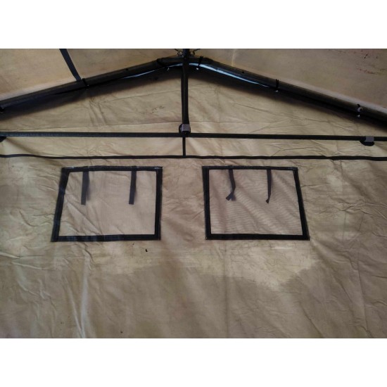 Vissezonas noliktavas telts, angārs, 4x8x3 m. Tents PVC 600 g/m 2, SFR.