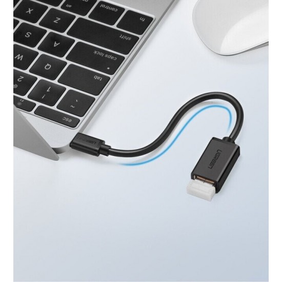 Adapteris Micro USB uz USB Type-C, UGREEN 30701, melns
