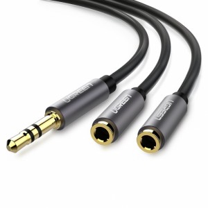 AUX audio kabelis sadalītājs audio splitter, 3.5mm, 0,20, UGREEN 10532