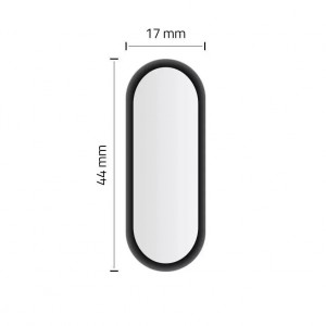 Aizsargstikls priekš Xiaomi Mi Band 5, 0.28mm, 7H, Hofi Hybrid Glass, melns, 0795787712368