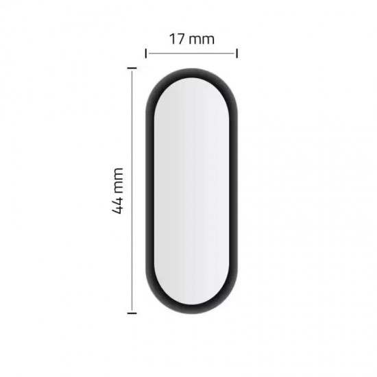 Защитное стекло для Xiaomi Mi Band 5, 0.28мм, 7H, Hofi Hybrid Glass, чёрное, 0795787712368