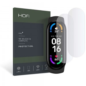 Hidrogela aizsargstikls priekš Xiaomi Mi Smart Band 5 / 6 / 6 NFC, 2 gab., Hofi Hydroflex Pro, 9589046923548