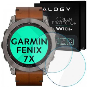 Aizsargstikls Garmin Fenix ​​7X, 2gab., Alogy Tempered Glass 15304X10, 5907765687888