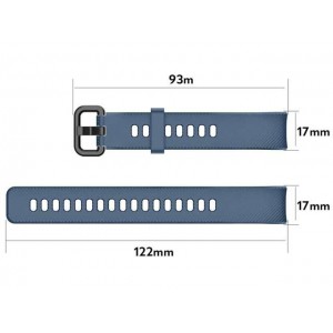 Aproce - siksniņa priekš Honor Band 4 / 5, Graphite, Alogy 8507X23, 5907765612798