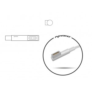 Lādētājs Apple Air, Magsafe, 60W, 16.5V, 3.65A, Movano ZZ/AP165365