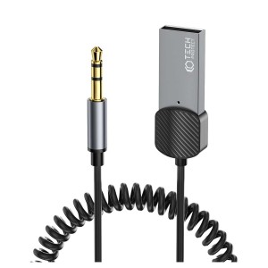 Auto audio adapteris Bluetooth 5.0, USB, AUX, Tech Protect, 68825, 5905601807285