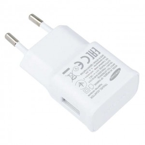 Tīkla lādētājs Samsung USB-A 7.8W, 5V, 1.55A, balts, Samsung EP-TA50EWE, 5905601805366