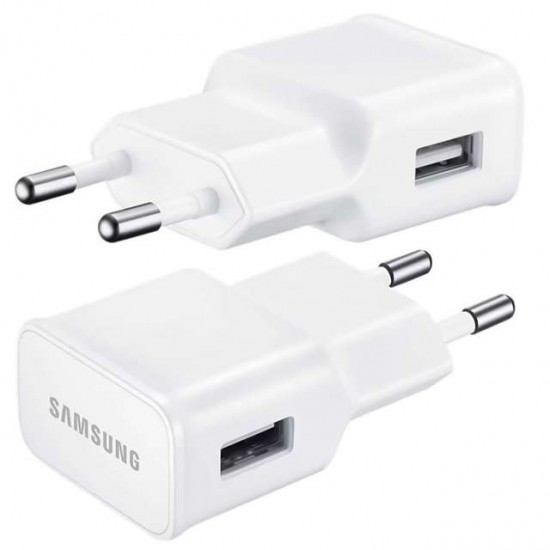 Сетевое зарядное устройство Samsung USB-A 7,8 Вт, 5В, 1,55А, белое, Samsung EP-TA50EWE, 5905601805366