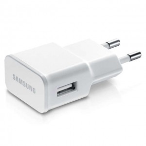 Tīkla lādētājs Samsung USB-A 7.8W, 5V, 1.55A, balts, Samsung EP-TA50EWE, 5905601805366