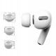 Силиконовые амбушюры, подушечки 3 шт. Apple AirPods Pro 1/2, белый, Tech Protect, 9589046924415