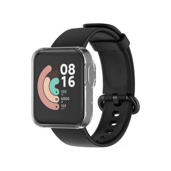 Силиконовый защитный чехол для Xiaomi Mi Watch Lite/Redmi Watch, прозрачный, Alogy 9395X10, 5907765640524