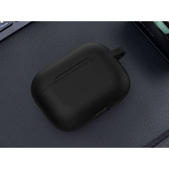 Силиконовый чехол, защитный чехол для Apple AirPods Pro, Alogy 7542X1, черный, 5907765604434