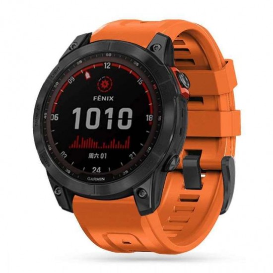 Браслет, ремешок 22мм для Garmin Fenix ​​5/6/6 Pro/7, оранжевый, Tech-Protect IconBand, 9589046921452