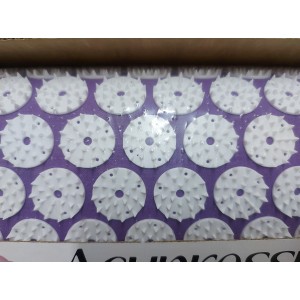 Akupresūras masāžas paklājs, 60 x 40 x 2 cm, violets, 6947