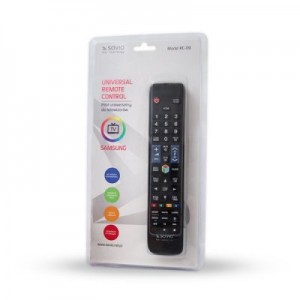 Savio RC-09 Universāla Samsung Smart TV Pults Melns