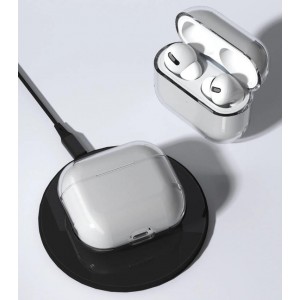 Ciets aizsargapvalks austiņām Airpods 2 / Airpods 1, caurspīdīgs, Riff 9145576238615