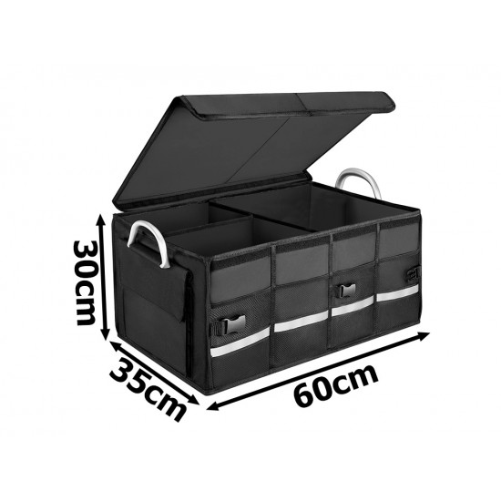 Automašīnas bagažnieka organizators ar vāku 60L, 60 x 35 x 30cm, 10093